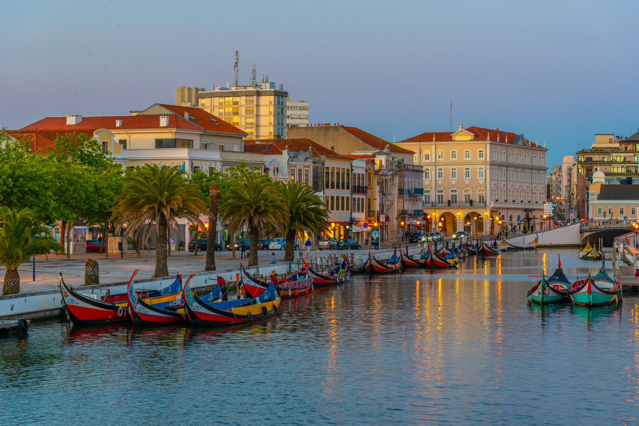 Canal central de Aveiro, Portugal