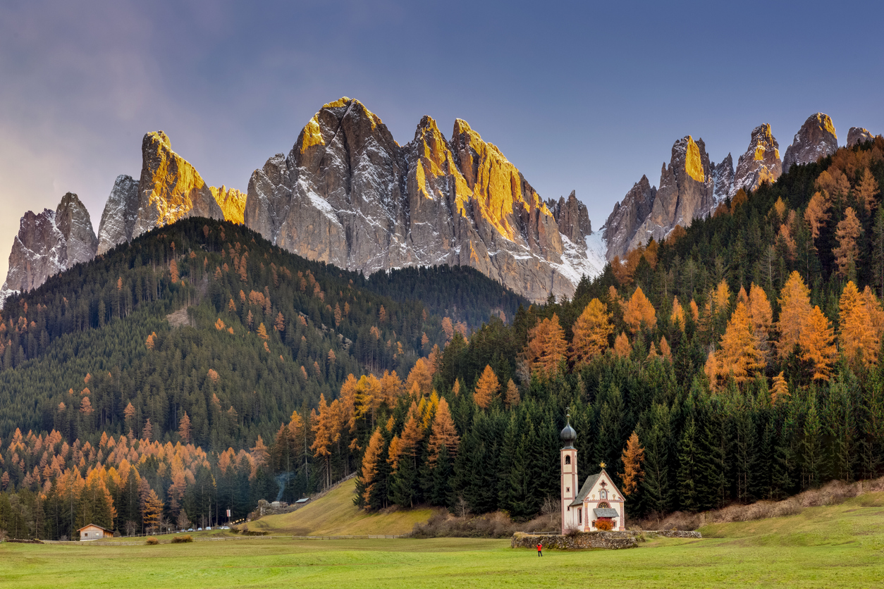 Iglesia de San Giovanni en el Trentino, Italia (Istockphoto)