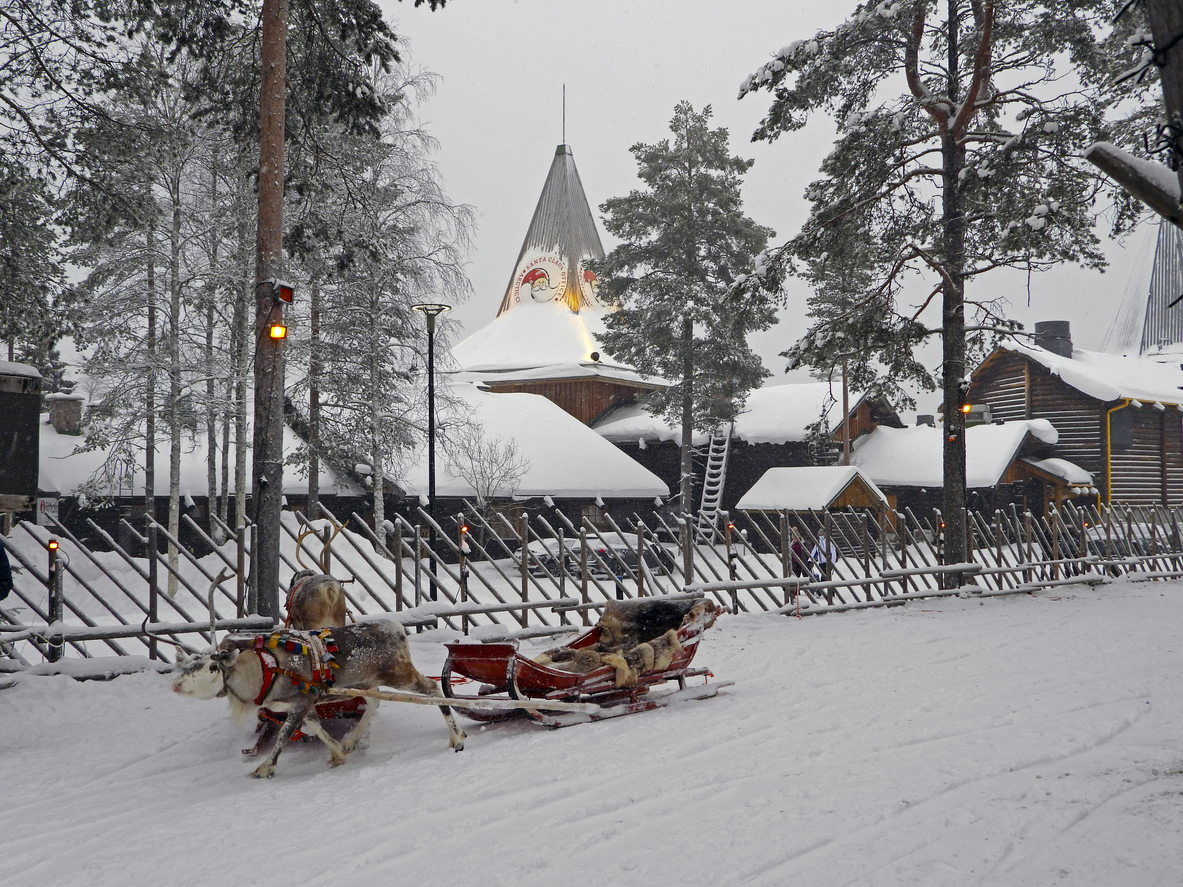 Pueblo de Santa Claus en Finlandia (© Istockphoto)