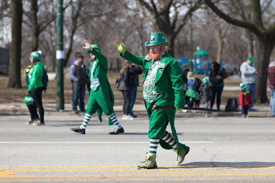 Desfile de San Patricio en Chicago