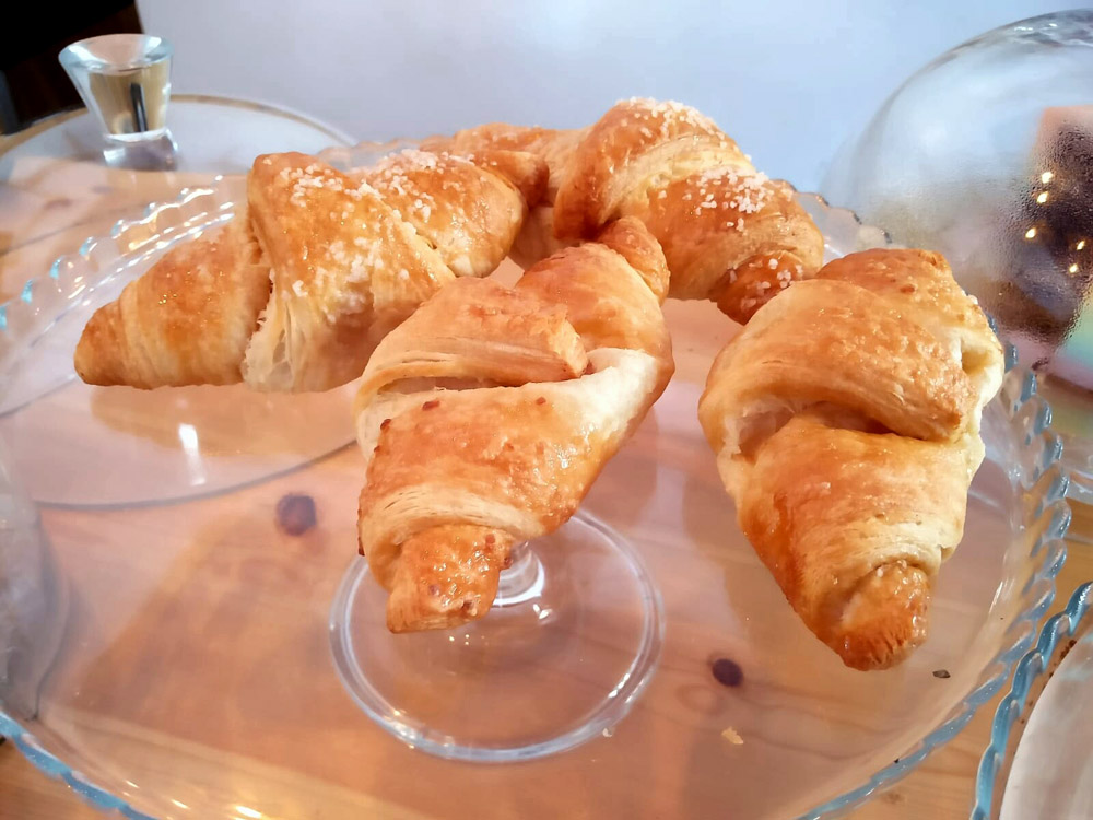 Deliciosos croissants del Dolce & Vegana